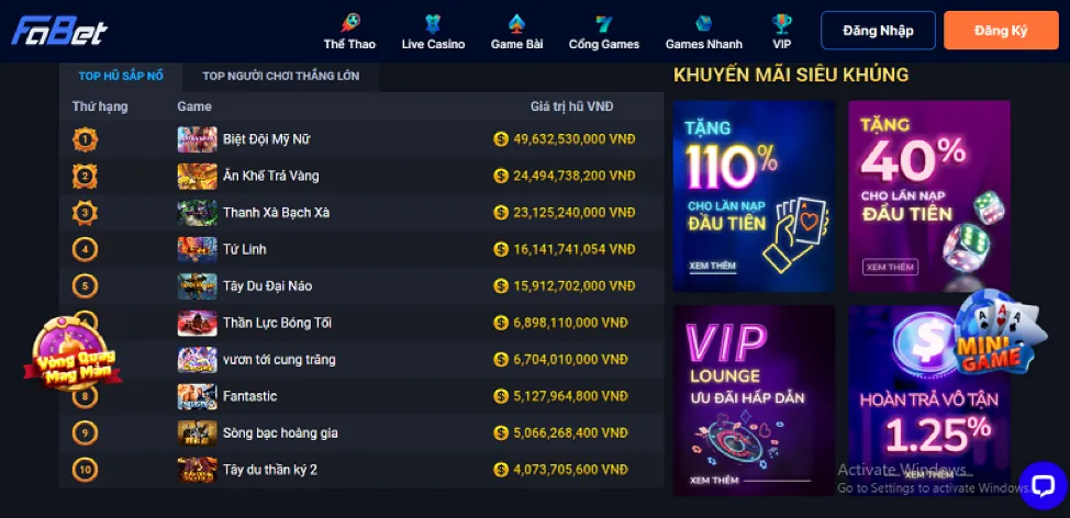 Hoàn trả hàng ngày ee88 casino